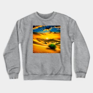 Golden hour in desert Crewneck Sweatshirt